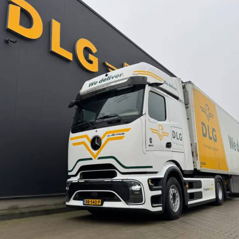 Elektrische Mercedes-Benz Actros imponeert bij DLG Logistics: ‘Het kan wél!’